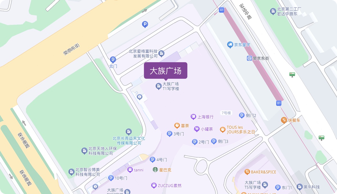 北京总部位置地图